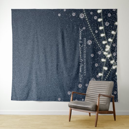 Denima en Diamonds Wandkleed (In Situ (horizontaal))