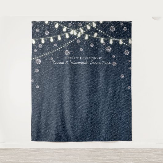 Denima en Diamonds Wandkleed (Voorkant)