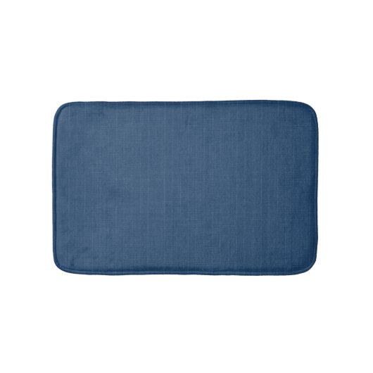 Denimblauw effen gestructureerd badmat (Voorkant)