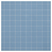 Denimblauw groot gingang geruit patroon stof (Swatch)