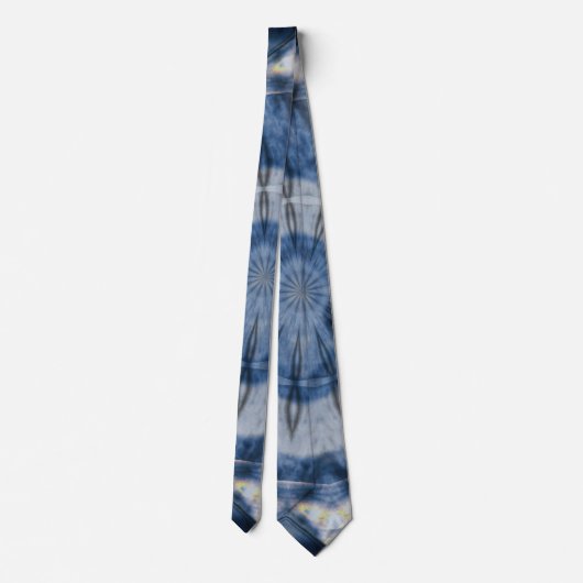 denimblauw stropdas (Achterkant)