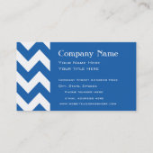 Deniml Bold Chevron Monogram Visitekaartje (Achterkant)
