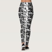 DENIS EMER BRAND GRAFFITI LABELS COLLECTIE LEGGINGS (Achterkant)