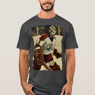 Denis Herron Kansas City Scouts 1975 TShirt