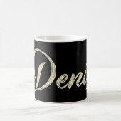 Denis Name whitegold Tasse Teetasse Kaffeetasse Koffiemok (Center)