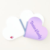 Denise.&family Pink Lavender Heart Notitieboek (Binnen)