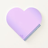 Denise.&family Pink Lavender Heart Notitieboek (Achterkant)