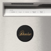 Denise gold Design Lettering Magnet (Insitu (Vaatwasser))