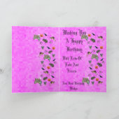 Denise, Happy Birthday, Australian Theme Card Kaart (Binnen)