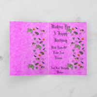 Denise, Happy Birthday, Australian Theme Card Kaart | Zazzle.nl
