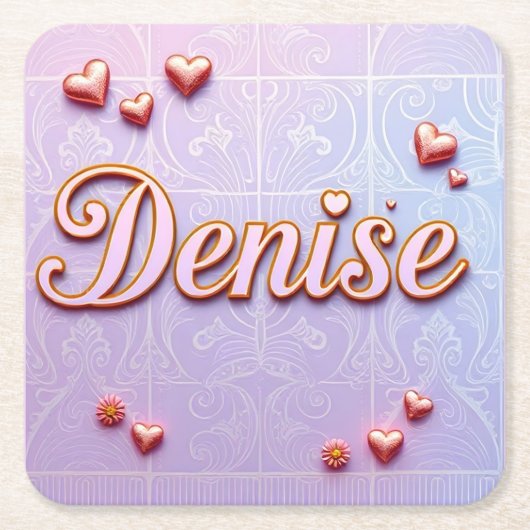 Denise Lavender Gradiënt Onderzetter Set (Voorkant)