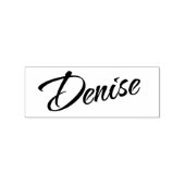 Denise name decorative cursive font lettering rubberstempel (Afrduk)
