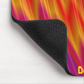 DENISE ~ Rood, geel en Paars Muismat (Hoek)