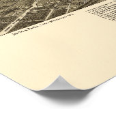 Denison, TX Panoramic Map - 1886 Poster (Hoek)