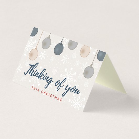 Denk aan 25 kerstkaarten met kerstcadeau kaart (Voorkant)