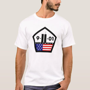 Denk aan 9-11-01 t-shirt