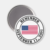 Denk aan 9/11 magneet (Voorkant / Achterkant)