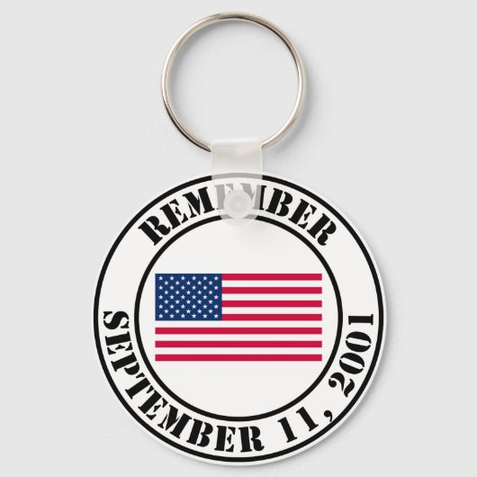 Denk aan 9/11 sleutelhanger (Voorkant)