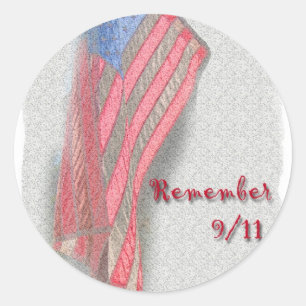 Denk aan 9-11 stickers