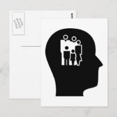 Denk aan advies briefkaart (Voorkant / Achterkant)