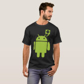 Denk aan Android T-shirt (Voorkant volledig)