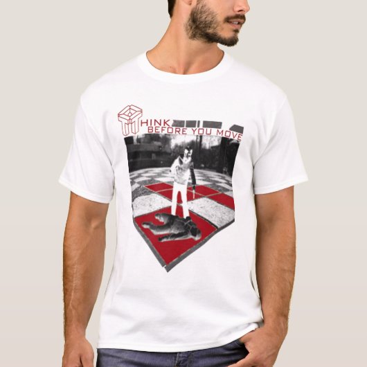 denk aan b4 t-shirt (Voorkant)