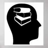 Denk aan bibliotheekwerk poster (Voorkant)