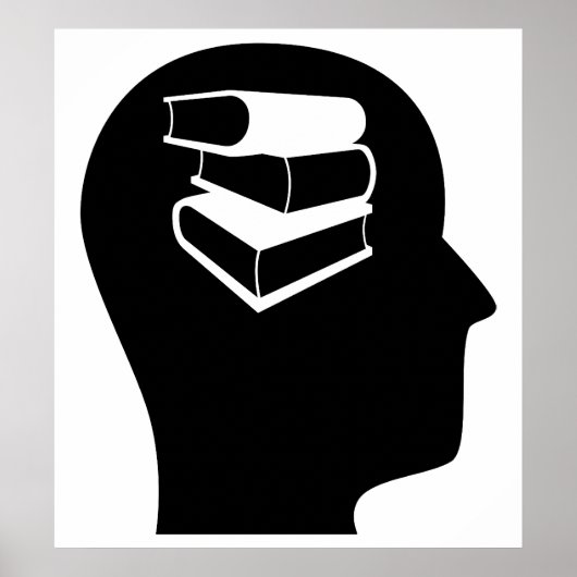 Denk aan bibliotheekwerk poster (Voorkant)