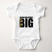 Denk aan Big BEACH-VOLLEYBALL-Design Romper (Voorkant)