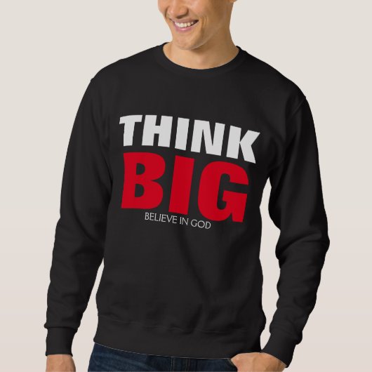 DENK AAN BIG T SHIRT (Voorkant)