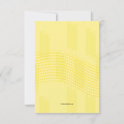 Denk aan Birthday Candles Kaart (Achterkant)