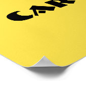 Denk aan Car Funky A3 Poster (Hoek)