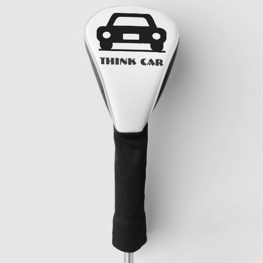 Denk aan Car Funky Golfheadcover (Voorkant)