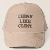 Denk aan Clint Trucker Pet (Voorkant)