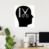 Denk aan cosmetologie poster (Thuiskantoor)