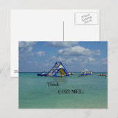 Denk aan Cozumel! Briefkaart (Voorkant / Achterkant)