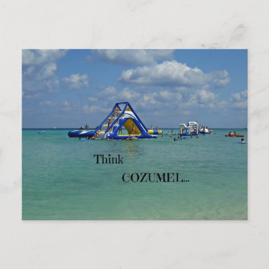 Denk aan Cozumel! Briefkaart (Voorkant)