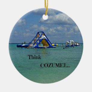 Denk aan Cozumel! Keramisch Ornament