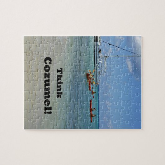 Denk aan Cozumel! Legpuzzel (Horizontaal)
