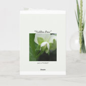 Denk aan de aanpasbare sjabloon van uw Kaart (Achterkant)