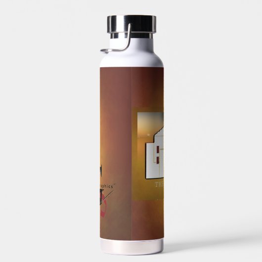 Denk aan de Alamo-drankcontainer Waterfles (Rechts)