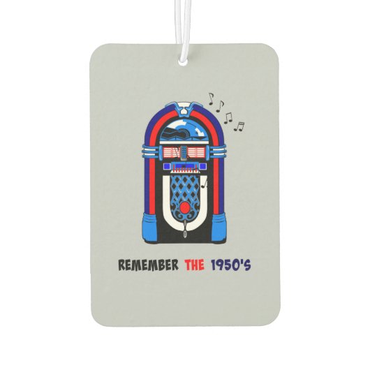 Denk aan de Amerikaanse Jukebox uit de jaren vijft Luchtverfrisser (Achterkant)