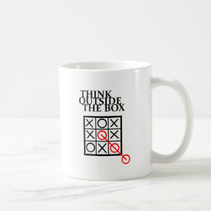 Denk aan de buitenzijde van de doos - Nota's en Kr Koffiemok
