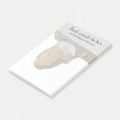 Denk aan de buitenzijde van de doos post-it® notes (Schuin)