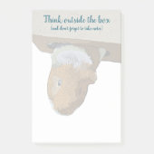 Denk aan de buitenzijde van de doos post-it® notes (Voorkant)