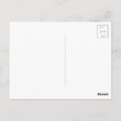 Denk aan de diagonaal-roze runge stripes van u briefkaart (Achterkant)