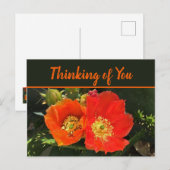 Denk aan de Duurzame Bloom Fotocactus Flower Briefkaart (Voorkant / Achterkant)