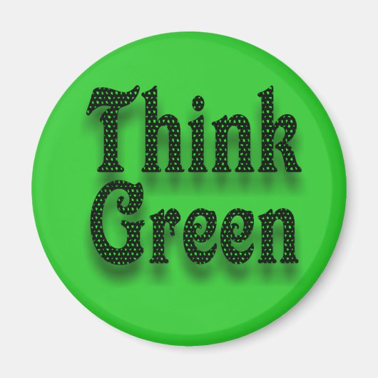 Denk aan de groene magneet (Voorkant)