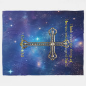 Denk aan de hemel fleece deken (Voorkant (Horizontaal))