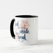 Denk aan de Inside grappige mok (Voorkant links)